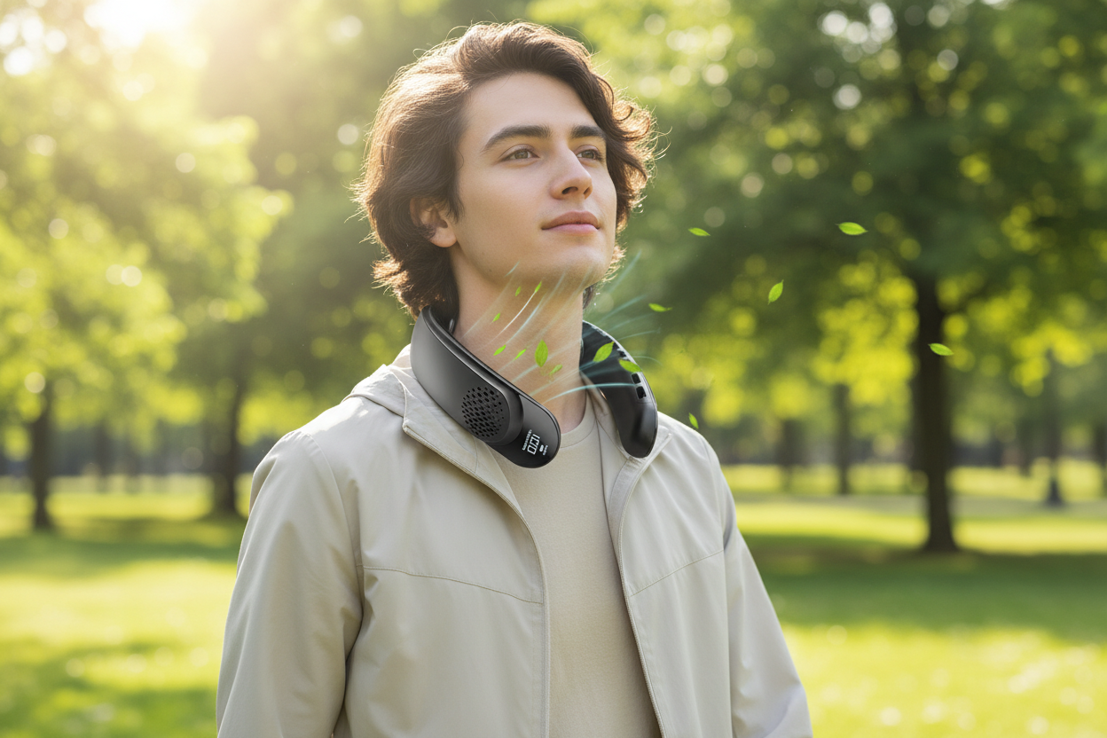 Oakridge Black Neck Fan Hero Image